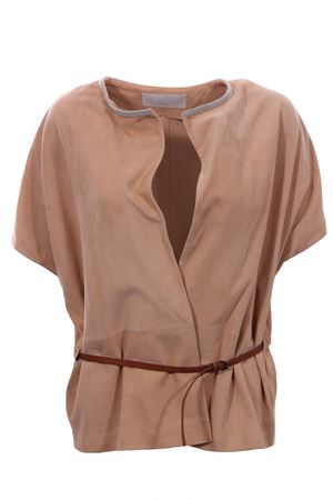 Sleeveless suede jacket FABIANA FILIPPI | PLD270W580S7964019